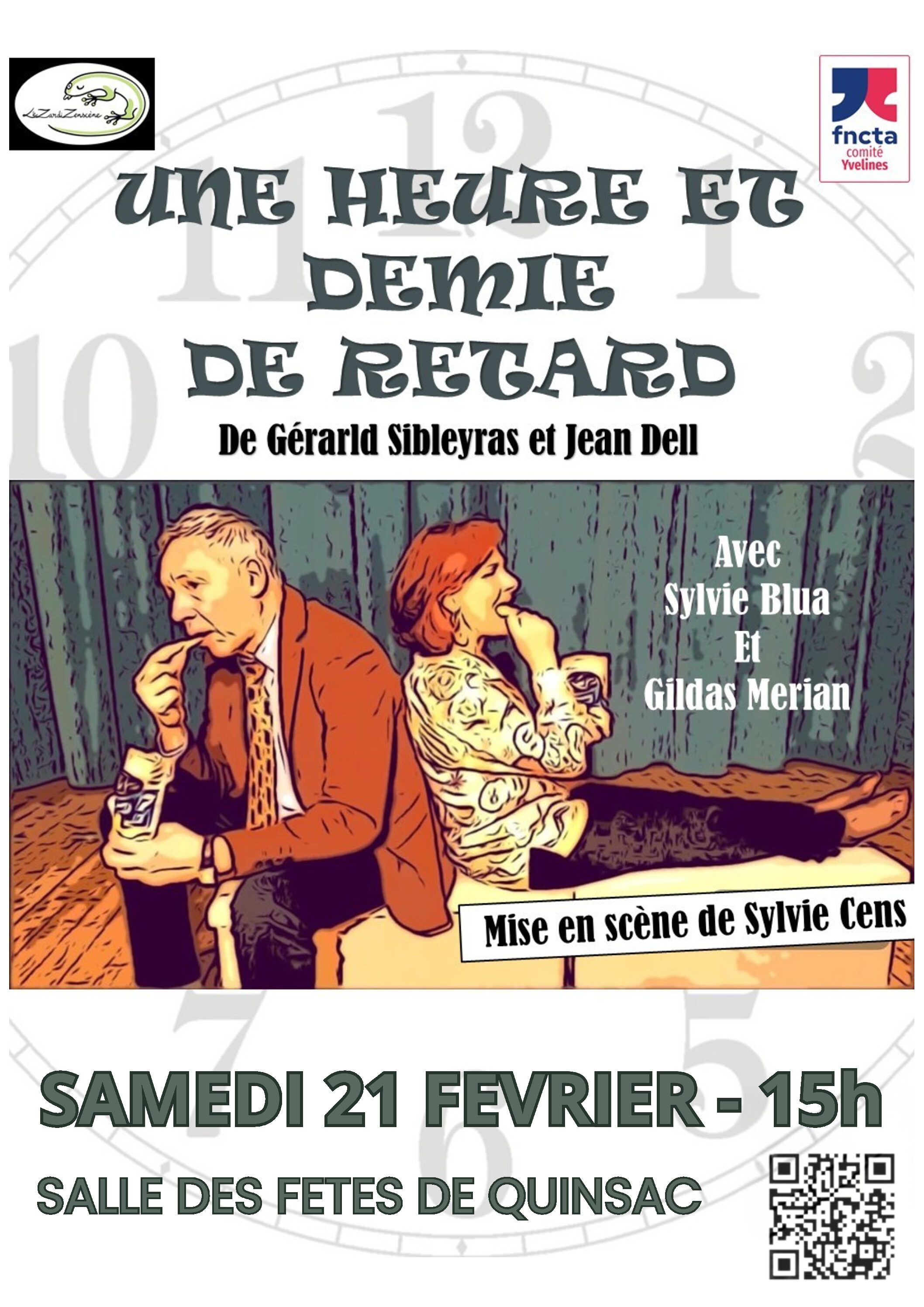 UNE HEURE ET DEMI DE RETARD